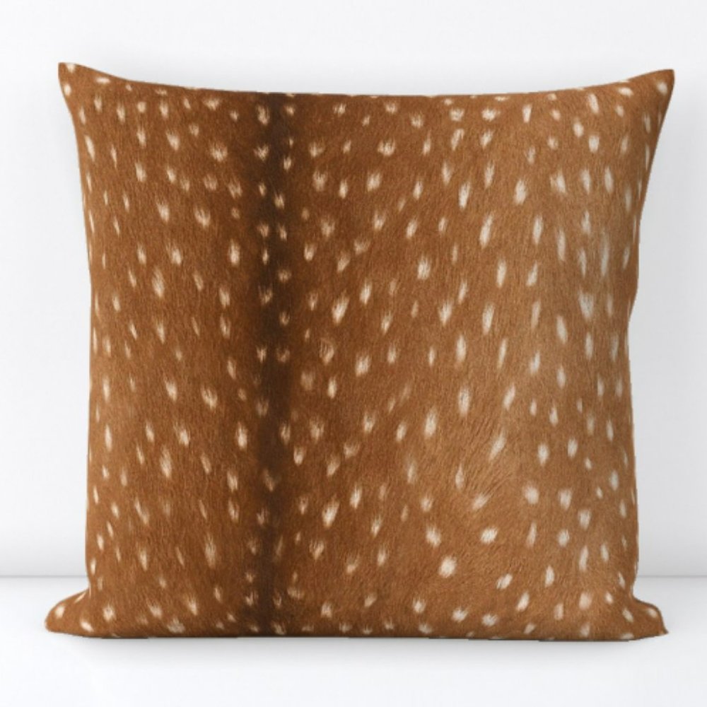 New Velvet Faux Deer Hide, Birthday Gift, Indoor Upholstery Grade, Cabin Lodge